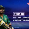 Top 10 list of Longest Six in Cricket History