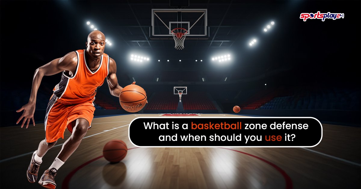 What is a basketball zone defense and when should you use it?