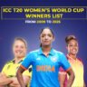 ICC T20 Women World Cup Winners List