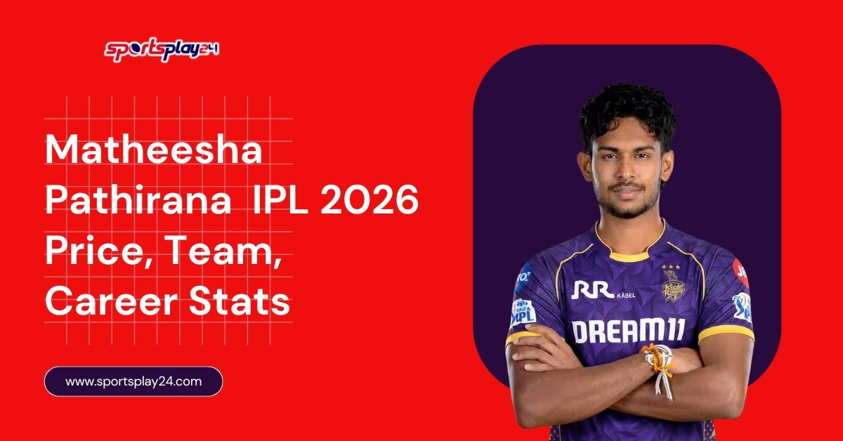 Matheesha Pathirana IPL 2026 Price