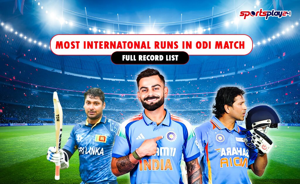 Most internatonal Runs in ODI Match
