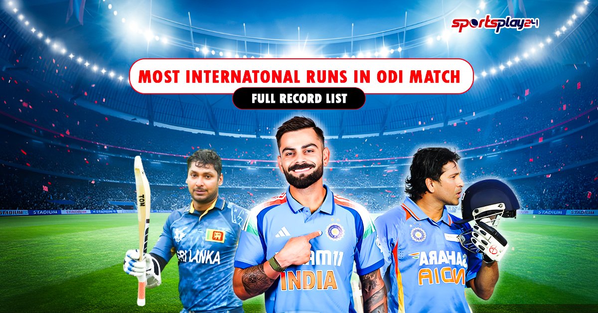 Most internatonal Runs in ODI Match