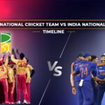 Zimbabwe National Cricket Team vs India National Cricket Team Timeline