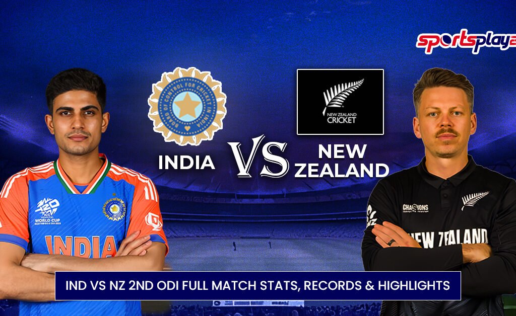 IND vs NZ 2nd ODI Full Match Stats
