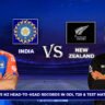 IND vs NZ Head-to-Head Records in ODI_ T20 - Test Matches
