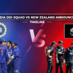 India ODI Squad vs New Zealand Announced