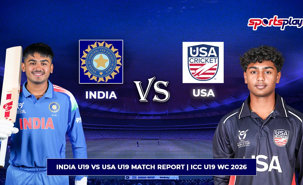 India U19 vs USA U19 Match Report ICC U19 WC 2026