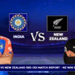 India vs New Zealand 3rd ODI Match Report