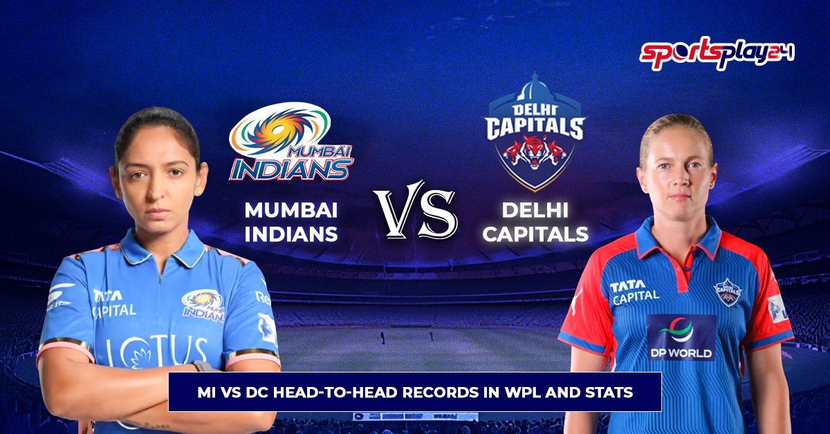 MI vs DC Head-to-Head Records in WPL and Stats