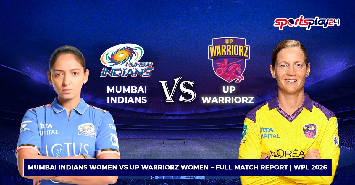 Mumbai Indians Women vs UP Warriorz Women – Full Match Report WPL 2026