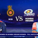 RCB vs MI WPL match report