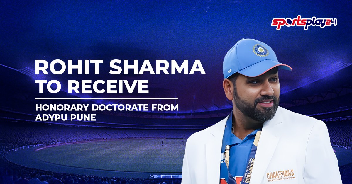 Rohit Sharma to Receive Honorary Doctorate from ADYPU Pune