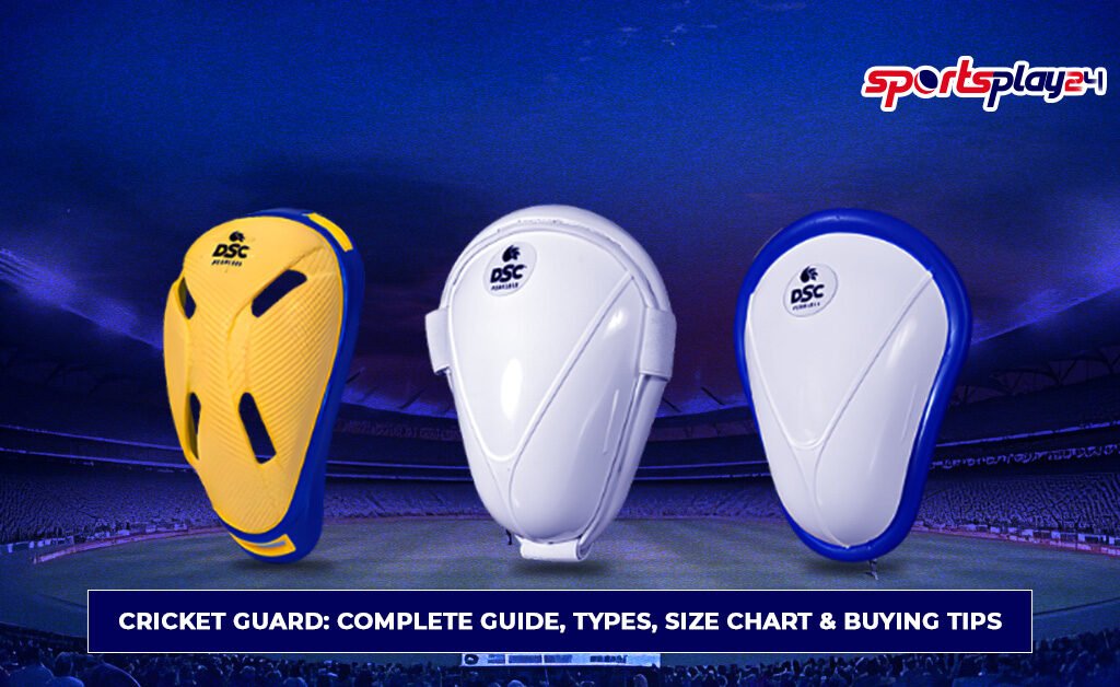 Cricket guard types including abdominal guard and box used for player safety and protection in cricket.