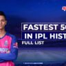 Fastest 50 in IPL History