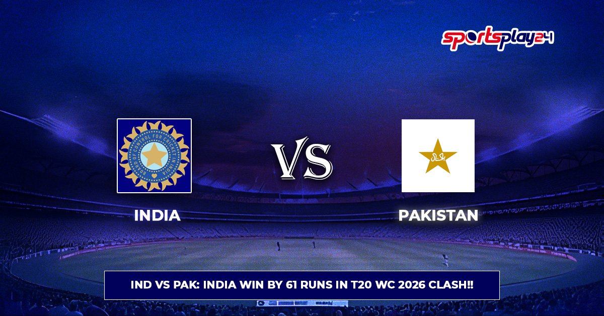 IND vs PAK India Win by 61 Runs in T20 WC 2026 Clash--
