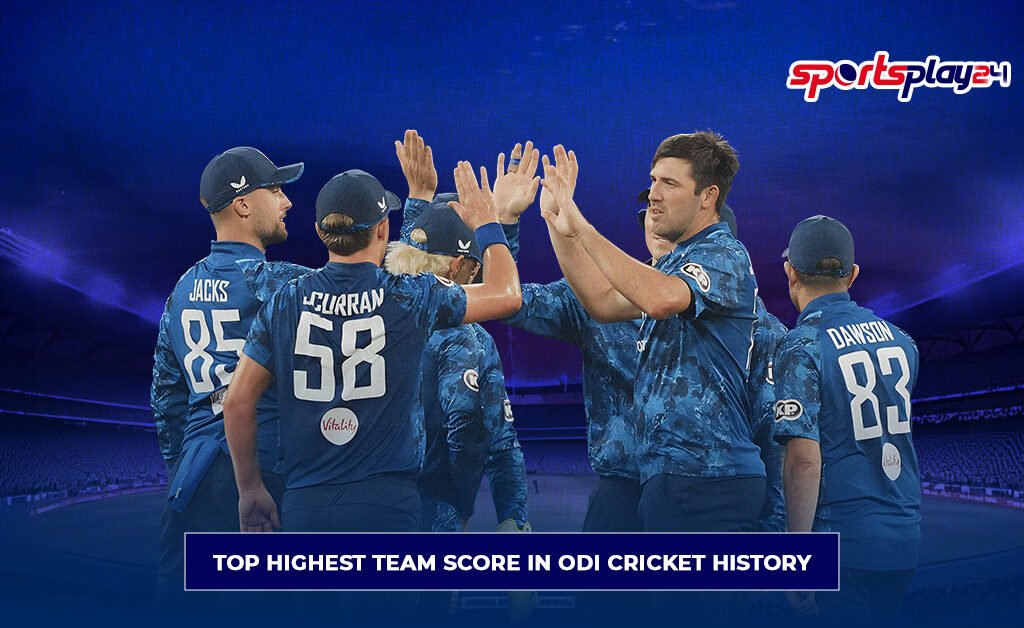 Highest Team Score in ODI Cricket History