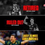Mitchell Starc Retires & Pat Cummins Ruled Out